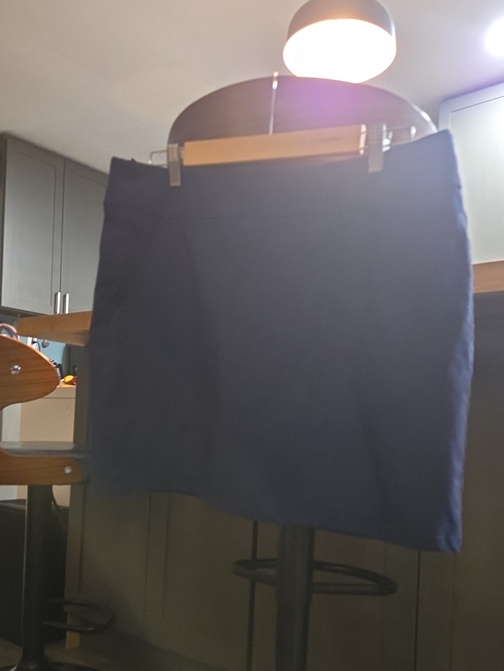 Izod Navy Mini Skort with Clean Waistband
